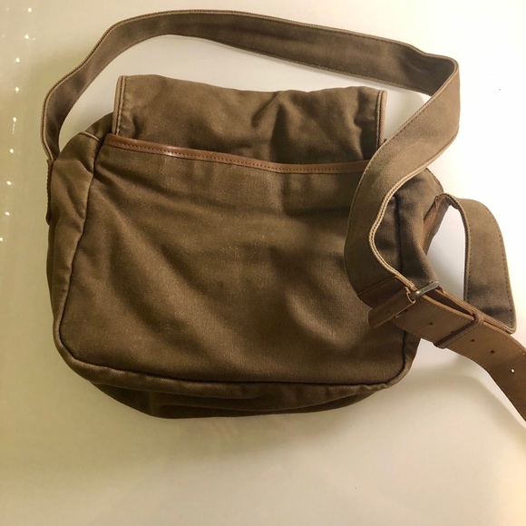 L.L. Bean canvas satchel (brown) - Picture 8 of 8